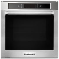KitchenAid 24'' 2.6 Cu. Ft. Single Electric Wall Oven – KOSC104FSS|Four mural électrique simple 24 po KitchenAid de 2,6 pi3 - KOSC104FSS|KOSC104S