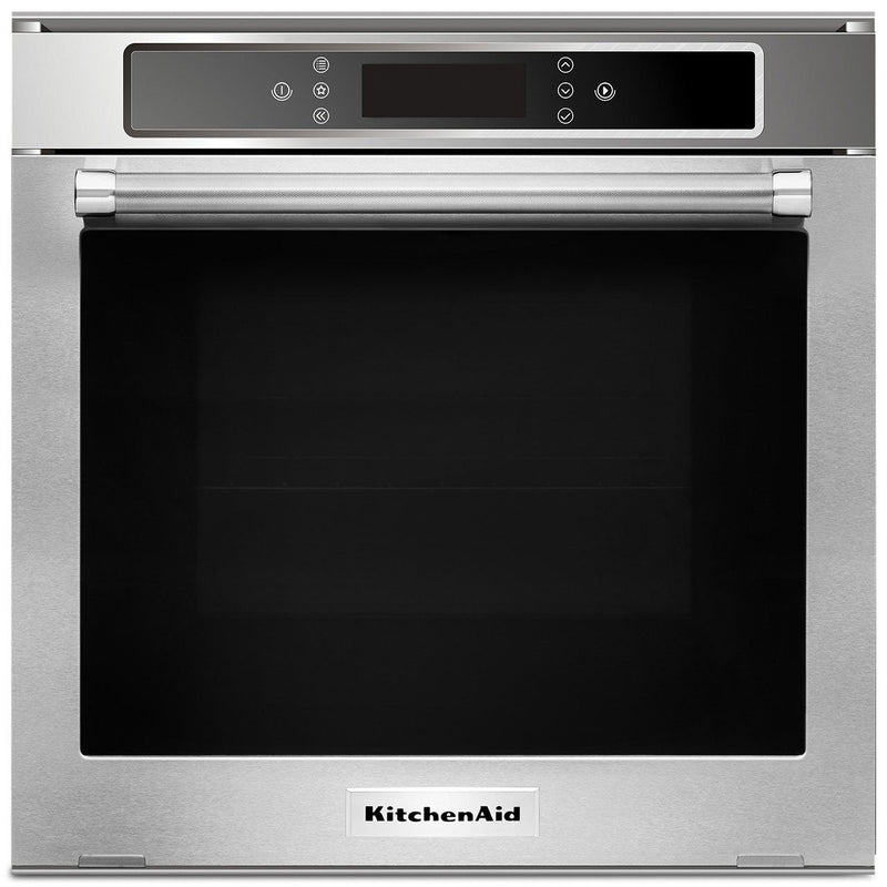 KitchenAid 24'' 2.6 Cu. Ft. Single Electric Wall Oven – KOSC104FSS|Four mural électrique simple 24 po KitchenAid de 2,6 pi3 - KOSC104FSS|KOSC104S