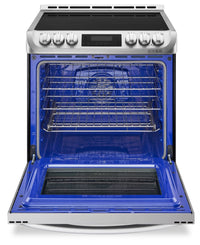 LG 6.3 Cu. Ft. Induction Front-Control Freestanding Range with ProBake Convection and EasyClean – LSE4617ST|Cuisinière à induction encastrée LG de 6,3 pi3 avec avec système ProBake ConvectionMC – LSE4617ST|LSE4617S