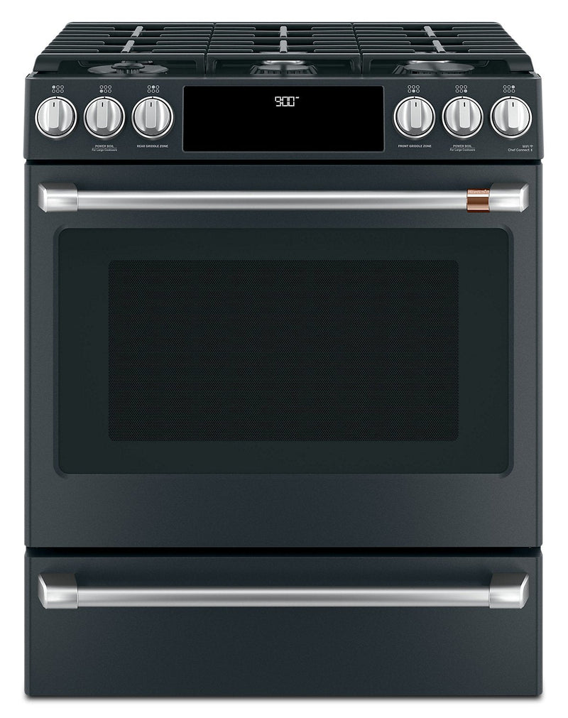 Café 30" Slide-In Dual-Fuel Convection Range - CC2S900P3MD1|Cuisinière hybride encastrée Café de 30 po à convection - CC2S900P3MD1|CC2S900M