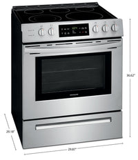 Frigidaire 5.0 Cu. Ft. Front-Control Freestanding Electric Range – CFEH3054US|Cuisinière électrique Frigidaire de 5,0 pi³ à commandes frontales autonome  – CFEH3054US|CFEH305S