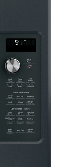 Café 1.7 Cu. Ft. Convection Over-the-Range Microwave - CVM517P3MD1|Four à micro-ondes à hotte intégrée Café de 1,7 pi3 à convection - CVM517P3MD1|CVM517PD
