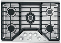 Café 5-Piece Gas Cooktop Brushed Stainless Steel Knobs - CXCG1K0PMSS|Boutons acier inoxydable brossé pour surface de cuisson à gaz 5 pièces Café - CXCG1K0PMSS|CXCG1KSS