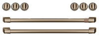 Café Electric Range Brushed Bronze Knobs and Handles Set - CXFCEHKPMBZ|Ensemble de poignées et de boutons bronze brossé pour cuisinière électrique Café - CXFCEHKPMBZ|CXFCEHBZ