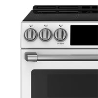 Café Induction Range Brushed Stainless Steel Knobs and Handles Set - CXFCHHKPMSS|Ensemble poignées et boutons acier inoxydable brossé pour cuisinière à induction Café – CXFCHHKPMSS|CXFCHHSS