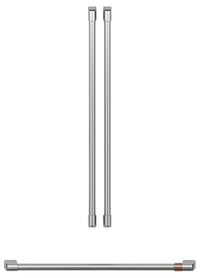 Café French-Door Refrigerator Brushed Stainless Steel Handles- CXLB3H3PMSS|Poignées acier inoxydable brossé pour réfrigérateur à portes françaises Café - CXLB3H3PMSS|CXLB3HSS