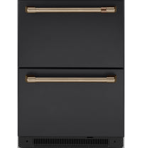 Café Dual-Drawer Refrigerator Brushed Bronze Handle Set - CXMA3H3PNBZ | Ensemble de poignées bronze brossé pour réfrigérateur Café à deux tiroirs - CXMA3H3PNBZ | CXQD2H2Z