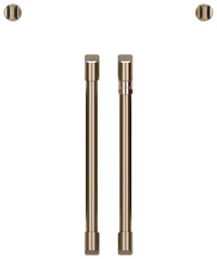 Café French-Door Wall Oven Brushed Bronze Knobs and Handles - CXWSFHKPMBZ|Poignées et boutons bronze brossé pour four mural à portes françaises Café - CXWSFHKPMBZ|CXWSFHBZ
