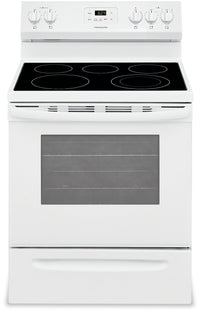 Frigidaire 30" 5.3 Cu. Ft. Electric Range - FCRE305CAW|Cuisinière électrique Frigidaire de 30 po et à capacité de 5,3 pi3 - FCRE305CAW|FCRE305W