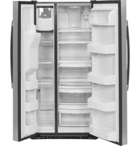 GE 23.2 Cu. Ft. Side-by-Side Refrigerator - GSS23GSKSS | Réfrigérateur GE de 23,2 pi3 à compartiments juxtaposés - GSS23GSKSS | GSS23GSS