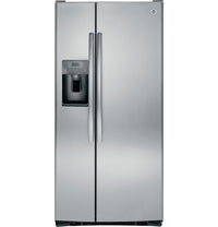 GE 23.2 Cu. Ft. Side-by-Side Refrigerator - GSS23GSKSS | Réfrigérateur GE de 23,2 pi3 à compartiments juxtaposés - GSS23GSKSS | GSS23GSS