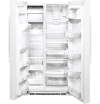 GE 25.2 Cu. Ft. Side-by-Side Refrigerator - GSS25IGNWW | Réfrigérateur GE de 25,2 pi3 à compartiments juxtaposés - GSS25IGNWW | GSS25NWW
