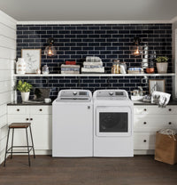 GE 7.4 Cu. Ft. Electric Dryer with Built-In Wi-Fi and Sensor Dry - GTD84ECMNWS | Sécheuse électrique GE de 7,4 pi³ avec Wi-Fi intégré et séchage par capteur - GTD84ECMNWS | GTD84EWS