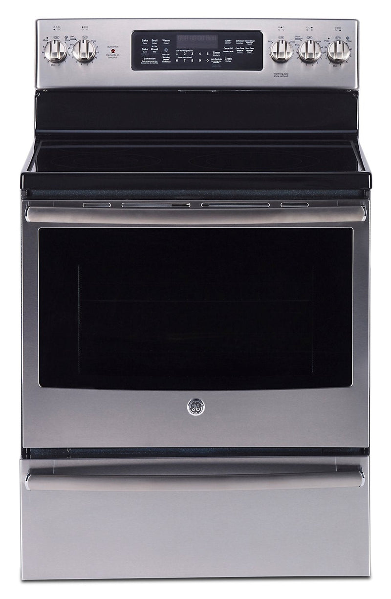 GE 5.0 Cu. Ft. Freestanding Electric Range - JCB890SNSS|Cuisinière électrique amovible GE de 5 pi3 - JCB890SNSS|JCB890NS