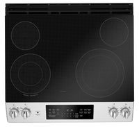 GE 5.3 Cu. Ft. Self-Clean Convection Slide-In Electric Range – JCS830SMSS|Cuisinière électrique encastrée autonettoyante GE de 5,3 pi³ à convection – JCS830SMSS|JCS830SS
