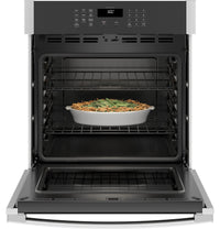 GE 27" 4.3 Cu. Ft. Smart Built-In Single Wall Oven - JKS3000SNSS | Four mural simple intelligent encastré 27 po GE de 4,3 pi3 - JKS3000SNSS | JKS3000S
