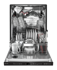 KitchenAid Top-Control Dishwasher with LED Lighting - KDPM804KBS|Lave-vaisselle KitchenAid avec commandes sur le dessus et éclairage à DEL - KDPM804KBS|KDPM80KB