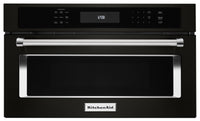 KitchenAid 27" Built-In Microwave Oven with Convection Cooking - KMBP107EBS|Four à micro-ondes encastré KitchenAid de 27 po avec cuisson par convection - KMBP107EBS|KMBP107B
