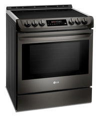 LG 6.3 Cu. Ft. Induction Front-Control Freestanding Range with ProBake Convection and EasyClean – LSE4616BD|Cuisinière à induction encastrée LG de 6,3 pi3 avec avec système ProBake ConvectionMC – LSE4616BD|LSE4616D