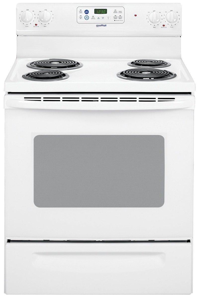 Moffat 5.0 Cu. Ft. Self-Cleaning Range - MCB757DMWW|Cuisinière électrique amovible autonettoyante de 30 po Moffat - MCB757DMWW|MCB757DW