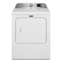 Maytag 7.0 Cu. Ft. Top-Load Gas Dryer with Advanced Moisture Sensing - MGD6200KW | Sécheuse à gaz Maytag chargement supérieur 7,0pi3 système détection d'humidité perfectionné - MGD6200KW | MGD6200W