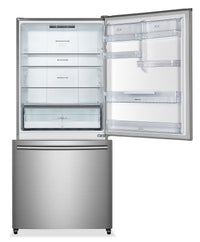 Hisense 17 Cu. Ft. Bottom-Mount Counter-Depth Refrigerator - RB17N6DSE|Réfrigérateur Hisense de 17 pi³ à congélateur inférieur - RB17N6DSE|RB17N6DS