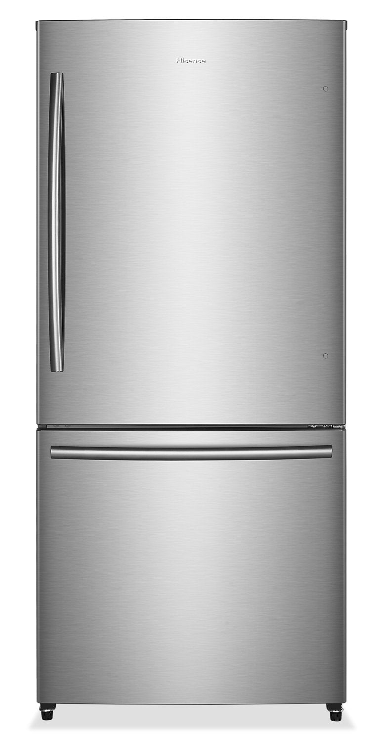 Hisense 17 Cu. Ft. Bottom-Mount Counter-Depth Refrigerator - RB17N6DSE|Réfrigérateur Hisense de 17 pi³ à congélateur inférieur - RB17N6DSE|RB17N6DS