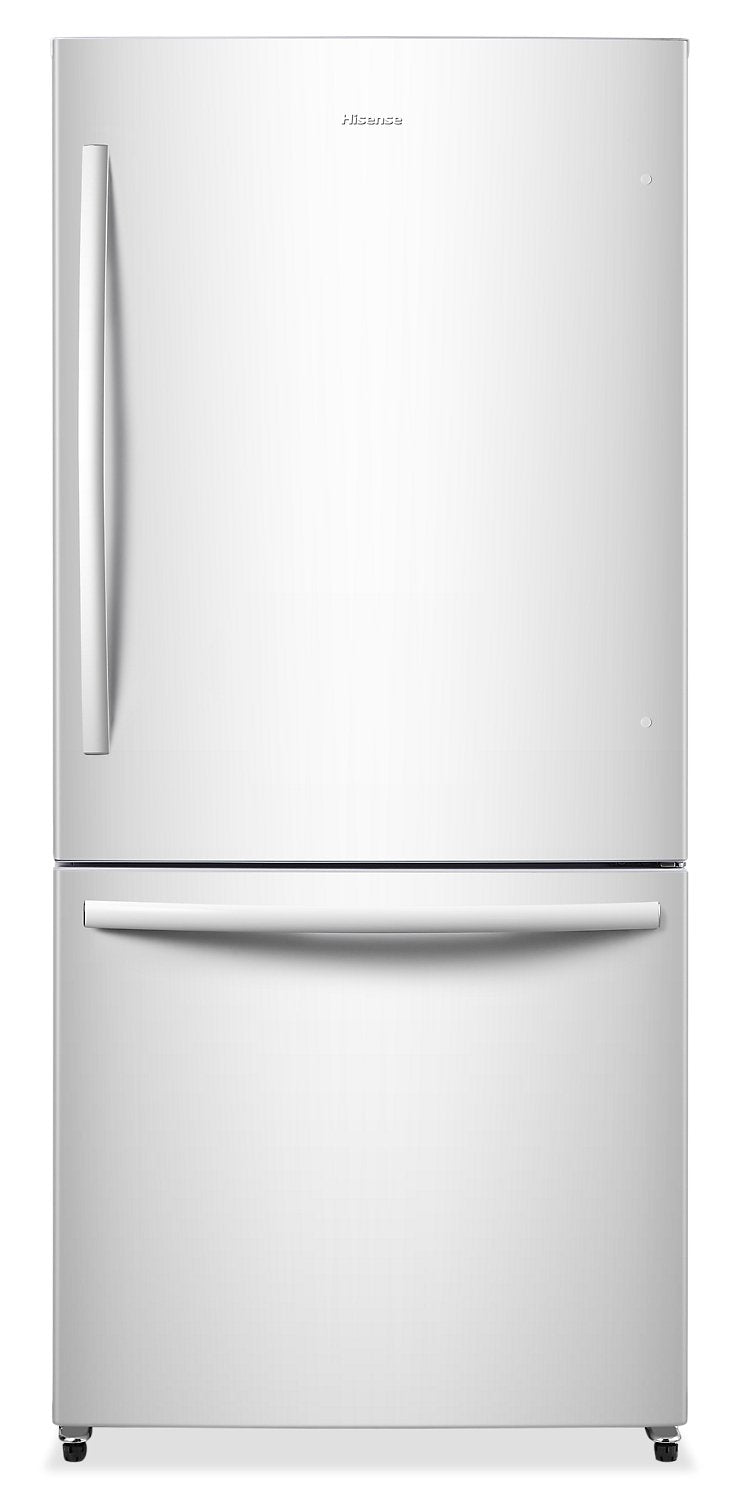 Hisense 17 Cu. Ft. Bottom-Mount Counter-Depth Refrigerator - RB17N6DWE|Réfrigérateur Hisense de 17 pi³ à congélateur inférieur - RB17N6DWE|RB17N6DW