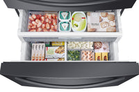 Samsung 23 Cu. Ft. 4-Door Counter-Depth French-Door Refrigerator - RF24R7201SG/AA|Réfrigérateur Samsung 23 pi³ à portes françaises, à 4 portes, profondeur comptoir - RF24R7201SG/AA|RF24R72G