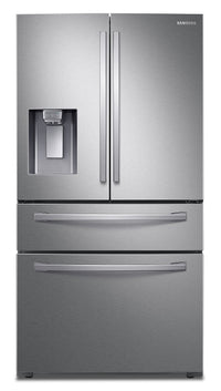 Samsung 23 Cu. Ft. 4-Door Counter-Depth French-Door Refrigerator - RF24R7201SR/AA|Réfrigérateur Samsung 23 pi³ à portes françaises, à 4 portes, profondeur comptoir - RF24R7201SR/AA|RF24R72S