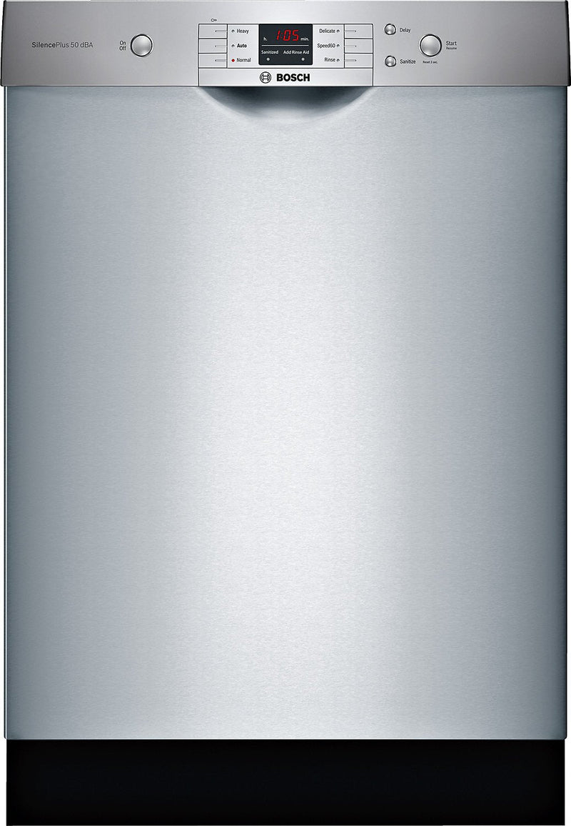 Bosch 100 Series Front Control Dishwasher - SHEM3AY55N|Lave-vaisselle Bosch de série 100 avec commandes à l'avant - SHEM3AY55N|SHEM3AY5