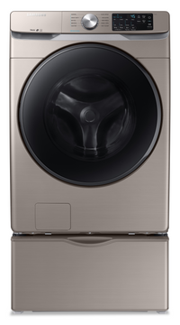 Samsung 5.2 Cu. Ft. Front-Load Washer with Steam - WF45R6100AC/US|Laveuse Samsung  à chargement frontal de 5,2 pi3 avec fonction vapeur - WF45R6100AC/US|WF45R61C