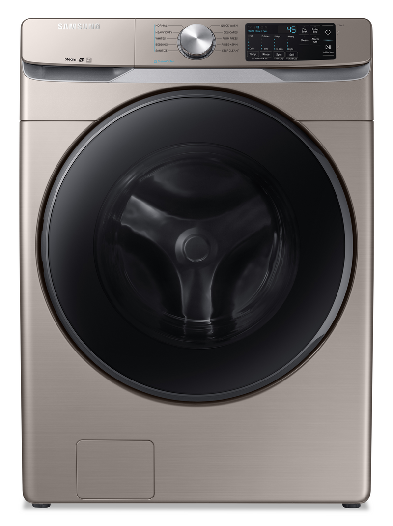 Samsung 5.2 Cu. Ft. Front-Load Washer with Steam - WF45R6100AC/US|Laveuse Samsung  à chargement frontal de 5,2 pi3 avec fonction vapeur - WF45R6100AC/US|WF45R61C