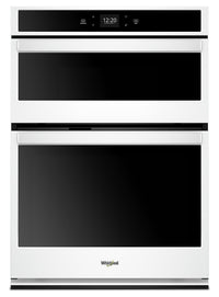 Whirlpool 5.7 Cu. Ft. Smart Combination Wall Oven - WOC54EC7HW|Four mural combiné intelligent Whirlpool de 5,7 pi3 - WOC54EC7HW|WOC547HW