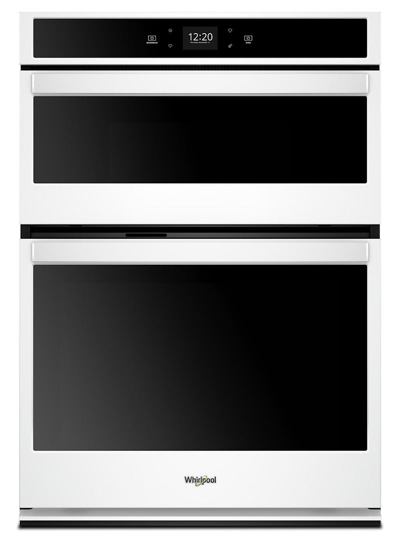 Whirlpool 5.7 Cu. Ft. Smart Combination Wall Oven - WOC54EC7HW|Four mural combiné intelligent Whirlpool de 5,7 pi3 - WOC54EC7HW|WOC547HW