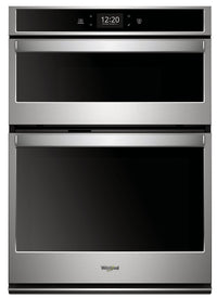Whirlpool 6.4 Cu. Ft. Smart Combination Wall Oven - WOC75EC0HS|Four mural combiné intelligent Whirlpool de 6,4 pi3 - WOC75EC0HS|WOC7530S