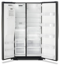 Whirlpool 28 Cu. Ft. Side-by-Side Refrigerator with Exterior Water Dispenser - WRS588FIHV|Réfrigérateur Whirlpool de 28 pi³ à compartiments juxtaposés avec distributeur d'eau externe - WRS588FIHV|WRS588IV
