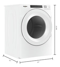Whirlpool 7.4 Cu. Ft. Front-Load Electric Dryer with Intuitive Touch Controls - YWED5620HW|Sécheuse électrique Whirlpool chargement frontal 7,4 pi3 commandes tactiles intuitives - YWED5620HW|YWED5620