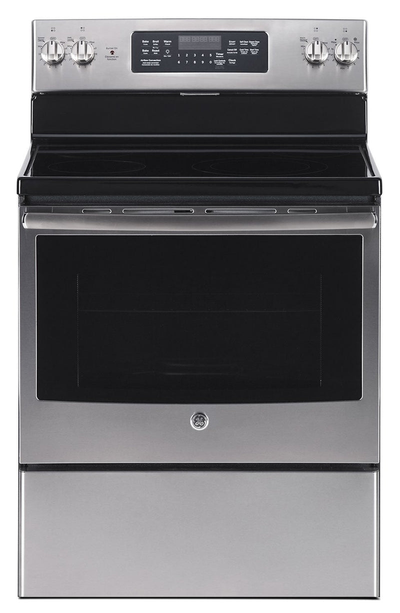 GE 5.0 Cu. Ft. Freestanding Electric Range – JCB830SKSS|Cuisinière électrique amovible GE de 5,0 pi³ – JCB830SKSS|JCB830KS