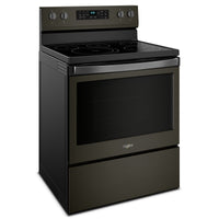 Whirlpool 5.3 Cu. Ft. Freestanding Electric Range with Fan Convection Cooking - YWFE550S0HV|Cuisinière électrique non encastrée, cuisson à convection par ventilateur 5,3 pi3 - YWFE550S0HV|YWFE550V
