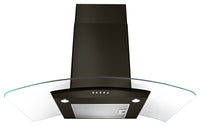 Whirlpool 36" Concave Glass Wall Mount Range Hood - WVW51UC6HV|Hotte de cuisinière murale Whirlpool de 36 po en verre recourbé - WVW51UC6HV|WVW5136V