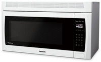 Panasonic® 2.0 Cu. Ft. Genius® Prestige® Plus Over-the-Range Microwave Oven - White|Four à micro-ondes à hotte intégrée Genius(MD) Prestige Plus de 2.0 pi³ de Panasonic - blanc|NNSE284W