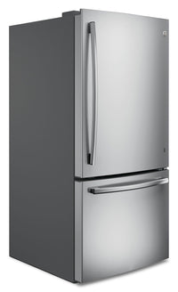 GE 24.9 Cu. Ft. Bottom-Mount Refrigerator – GDE25ESKSS|Réfrigérateur GE de 24,9 pi³ à congélateur inférieur – GDE25ESKSS|GDE25ESS