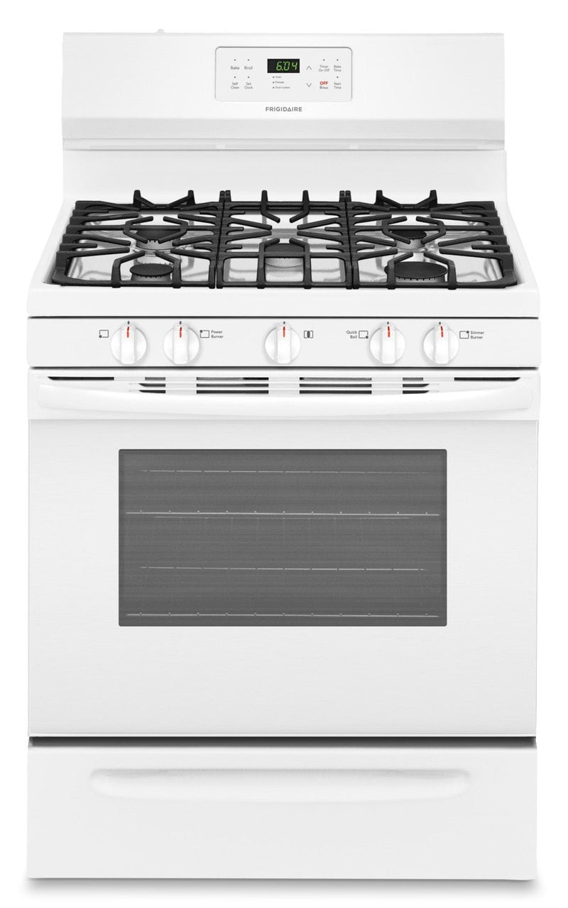 Frigidaire 5.0 Cu. Ft. Gas Range – FFGF3054TW|Cuisinière à gaz Frigidaire de 5,0 pi3 - FFGF3054TW|FFGF354W