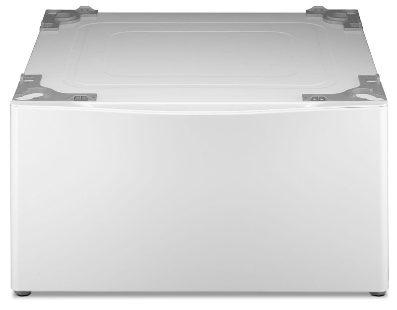 LG 15" H Laundry Pedestal w/Storage Drawer – White|Piédestal de buanderie LG de 15 po avec tiroir de rangement - blanc|WDP4W