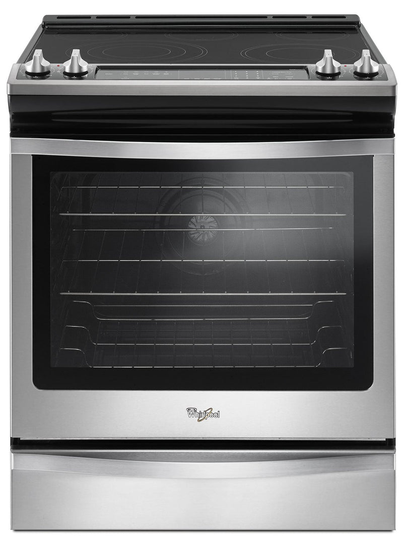 Whirlpool 6.4 Cu. Ft. Slide-In Electric Range with True Convection - YWEE745H0FS|Cuisinière électrique encastrable Whirlpool de 6.4 pi3 - YWEE745H0FS|YWEE745S