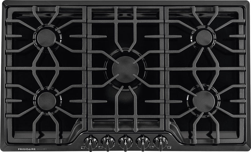 Frigidaire Gallery 36" Gas Cooktop – Black|Surface de cuisson à gaz Frigidaire Gallery de 36 po - noire|FGGC364QB