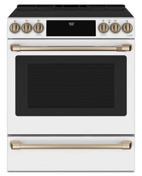Café Slide-In Electric Range with Warming Drawer - CCHS900P4MW2|Cuisinière électrique encastrée Café avec tiroir-réchaud - CCHS900P4MW2|CCHS900W