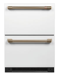 Café 5.7 Cu. Ft. Built-In Dual-Drawer Refrigerator - CDE06RP4NW2 | Réfrigérateur encastré Café de 5,7 pi³ à deux tiroirs - CDE06RP4NW2 | CDE06RPW