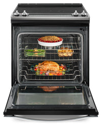 Whirlpool 6.4 Cu. Ft. Slide-In Electric Range with True Convection - YWEE745H0FS|Cuisinière électrique encastrable Whirlpool de 6.4 pi3 - YWEE745H0FS|YWEE745S